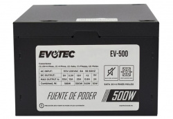 Fuente de Poder EVOTEC EV-500